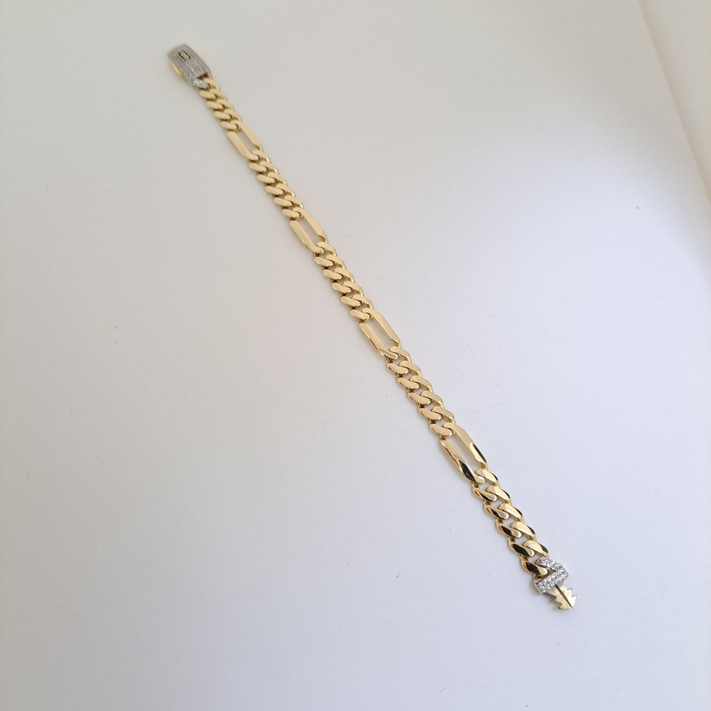 PULSERA MONACO ORO 10K 6.5 (NUEVO)