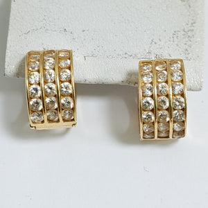 BROQUELES PAR ORO 14 K 3,10 GRMS (SEMINUEVO)