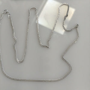 CADENA BARBADA PLATA .925 60 CM 4.92 GR (NUEVO)