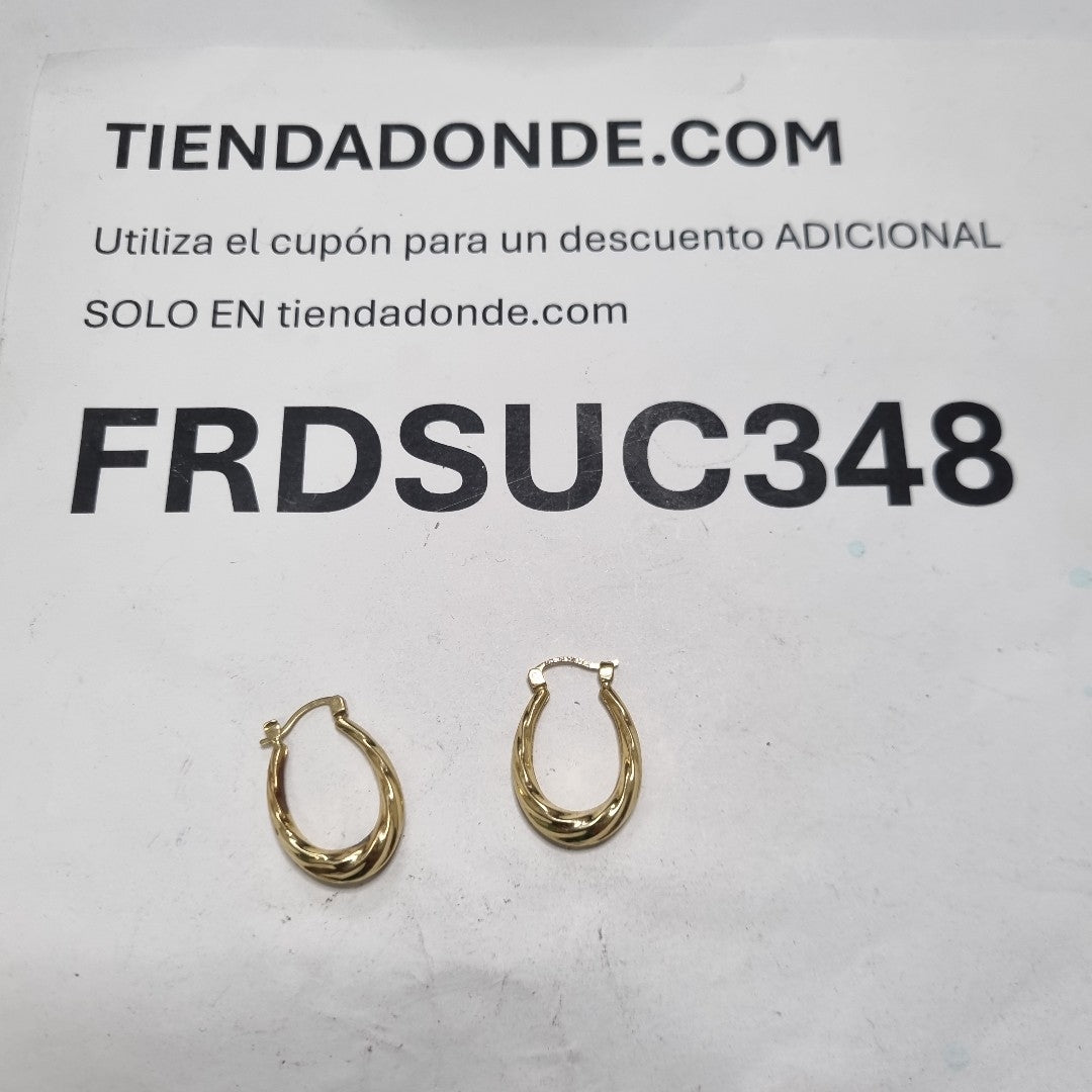 ARRACADAS PAR ORO 14 K 1,60 GRMS (SEMINUEVO)