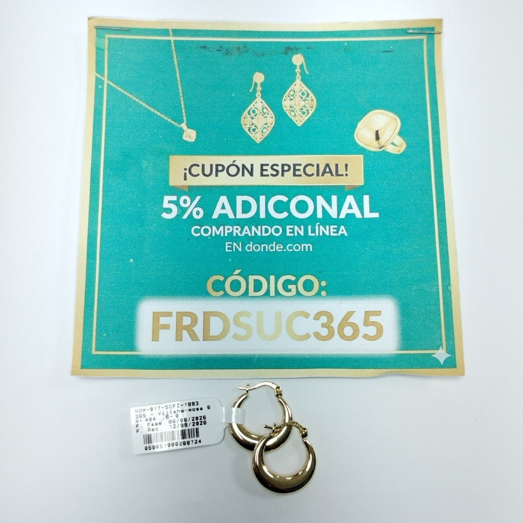 ARRACADAS ORO 14K 2.3 (NUEVO)