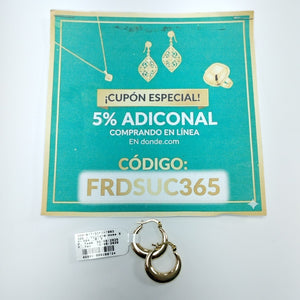 ARRACADAS ORO 14K 2.3 (NUEVO)