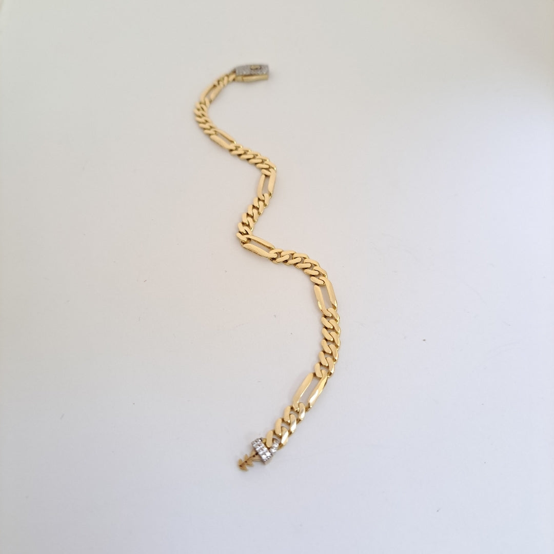 PULSERA MONACO ORO 14K 5.3 (NUEVO)