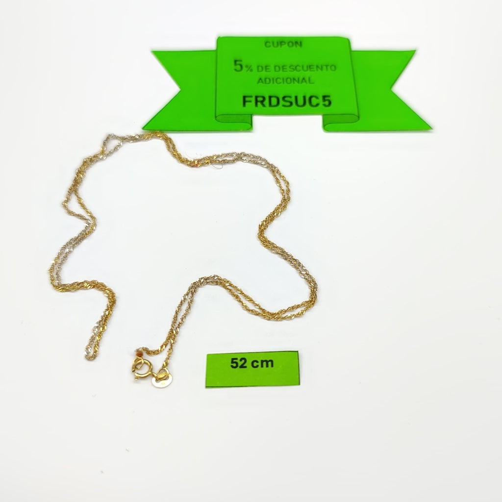 CADENA ORO 14 K 1.3 GRMS (SEMINUEVO)