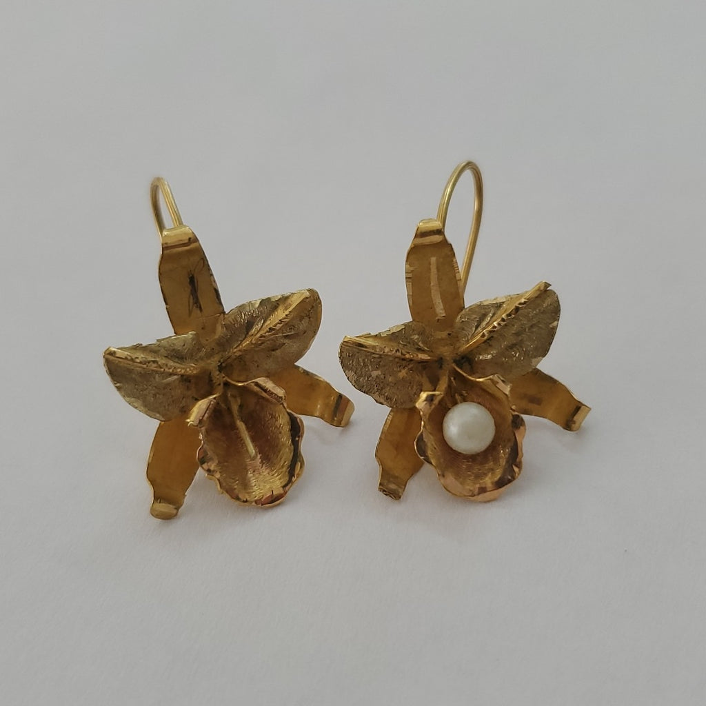 ARETES PAR ORO 18 K 3.3 GRMS (SEMINUEVO)