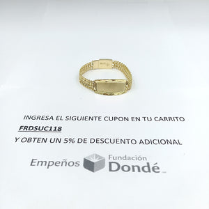 ESCLAVA ORO 10 K 18 GRMS (SEMINUEVO)