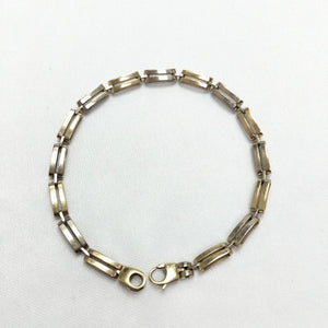 PULSERA ORO COMBINADO 14 K 3,50 GRMS (SEMINUEVO)