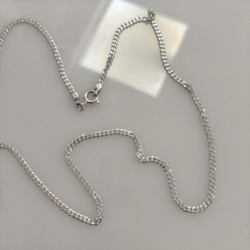 CADENA BARBADA PLATA .925 60 CM 6.63 GR (NUEVO)