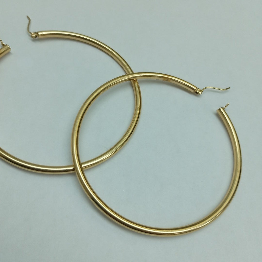 ARRACADAS PAR ORO 14 K 6.5 GRMS (SEMINUEVO)