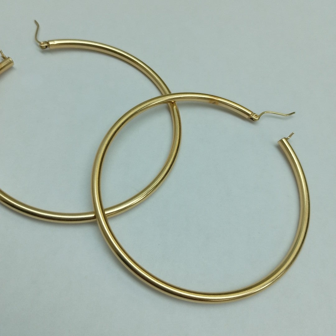 ARRACADAS PAR ORO 14 K 6.5 GRMS (SEMINUEVO)