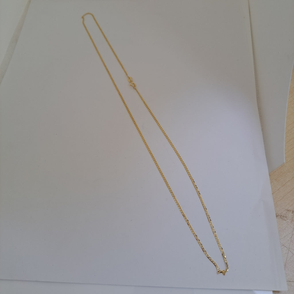 CADENAS BARBADA AMARILLA ORO 14K 2.2 (NUEVO)