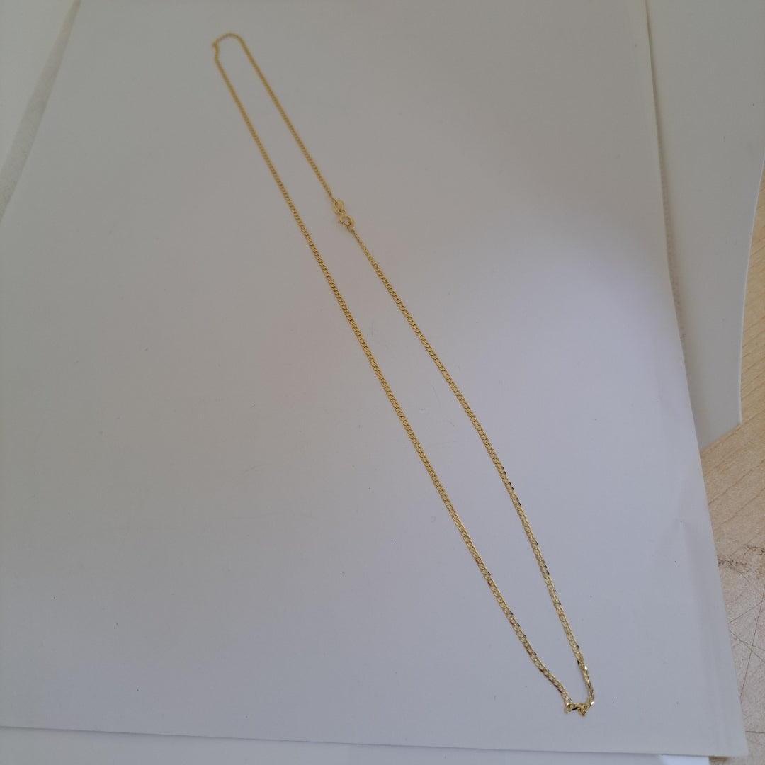 CADENAS BARBADA AMARILLA ORO 14K 2.2 (NUEVO)