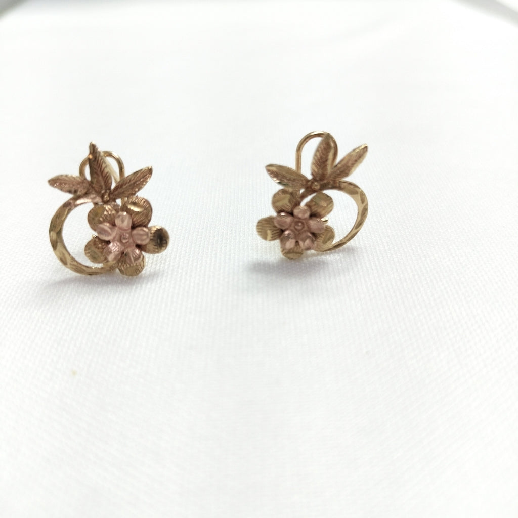 ARETES PAR ORO 14 K 3,00 GRMS (SEMINUEVO)
