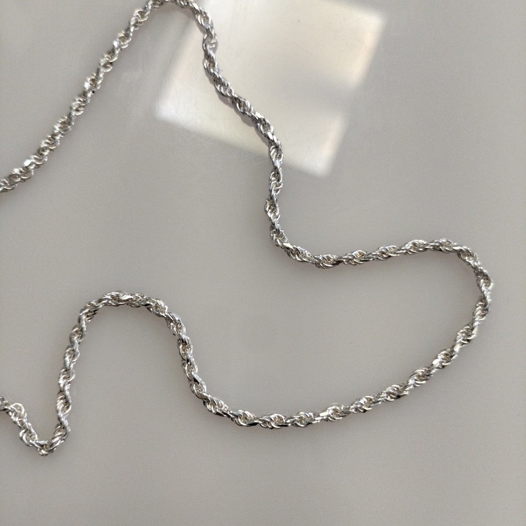 CADENA TORZAL PLATA .925 50 CM 8.52 GR (NUEVO)