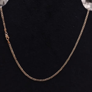 CADENA BARBADA 14K 60 CM 5.9 GR (NUEVO)