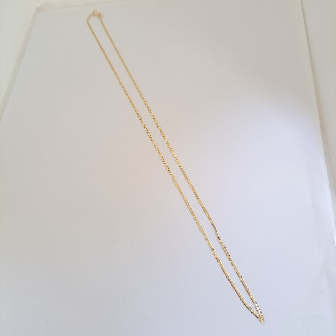 CADENAS BARBADA AMARILLA ORO 14K 2.2 (NUEVO)