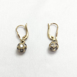 ARETES PAR ORO 14 K 2,70 GRMS (SEMINUEVO)