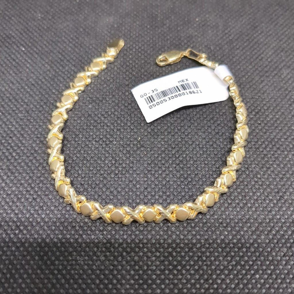 PULSERA ESP XOXO 14K 18 CM 6.1 GR (NUEVO)