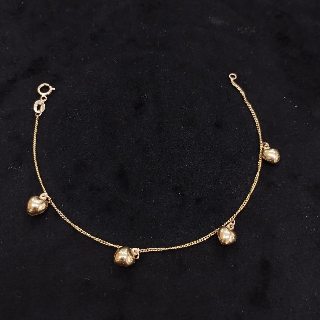 PULSERA ESPECIAL DIJES 10K 18 CM 1.6 GR (NUEVO)