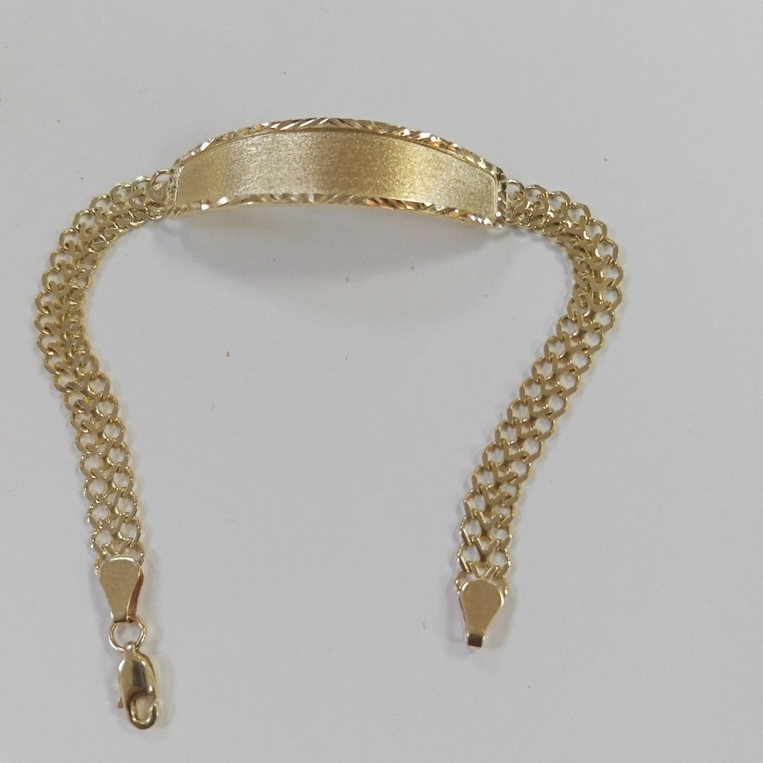 PULSERA ESCLAVA CHINO 14K 21 CM 9.9 GR (NUEVO)