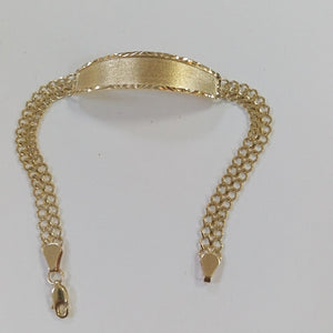 PULSERA ESCLAVA CHINO 14K 21 CM 9.9 GR (NUEVO)