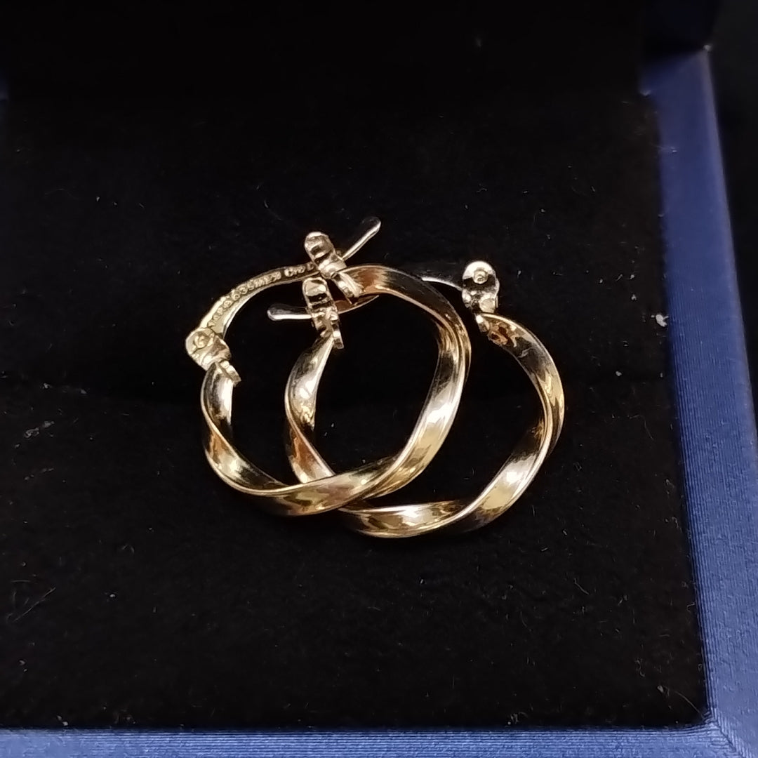 ARETES ARRACADAS TORZAL 14K 1.1 GR (NUEVO)