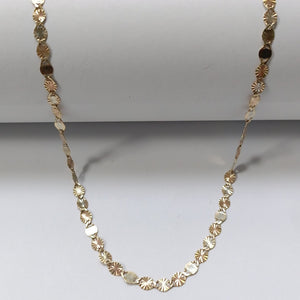 CADENA ORO, ORO COMBINADO 10 K 3.4 GRMS (SEMINUEVO)