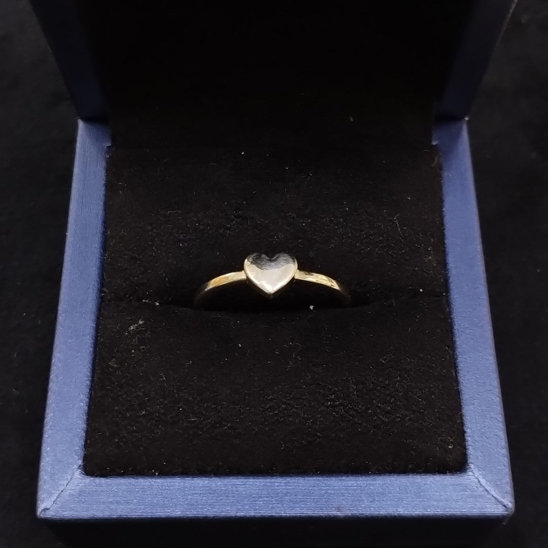 ANILLOS ANILLITO FIG CORAZON 10K TALLA 7 1.1 GR (NUEVO)