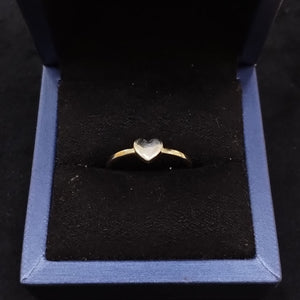 ANILLOS ANILLITO FIG CORAZON 10K TALLA 7 1.1 GR (NUEVO)