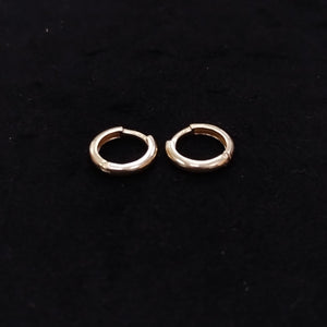 ARETES ARRACADAS LISAS 10K 1.1 GR (NUEVO)