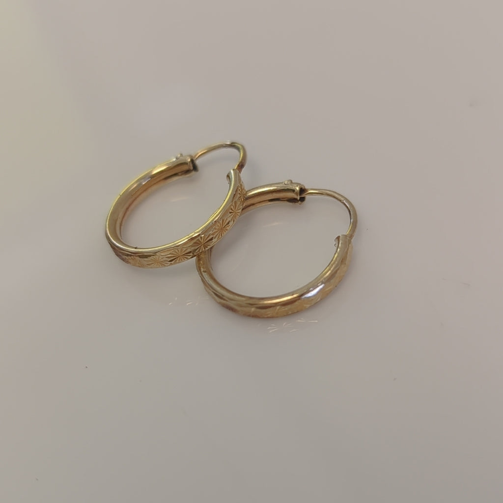 ARRACADAS PAR ORO 10 K 1.1 GRMS (SEMINUEVO)