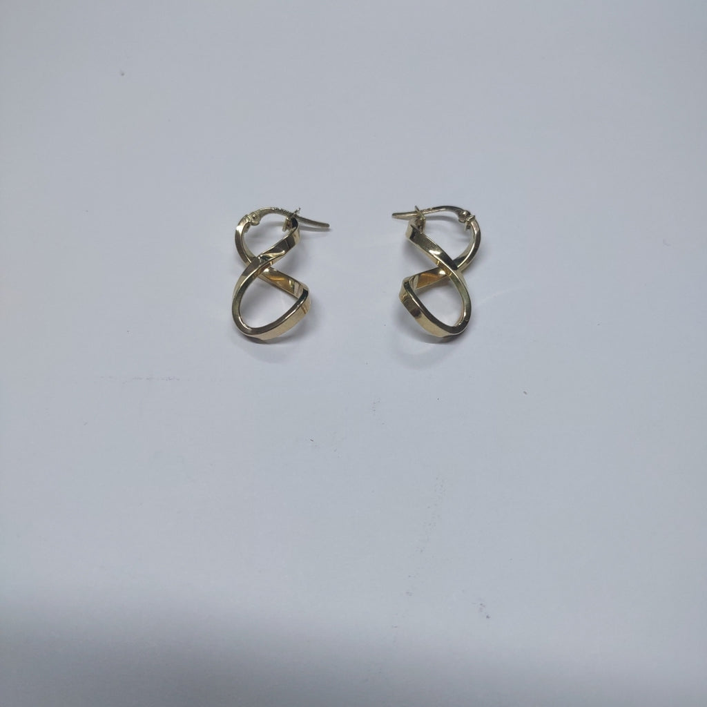 ARRACADAS PAR ORO 14 K 3.7 GRMS (SEMINUEVO)