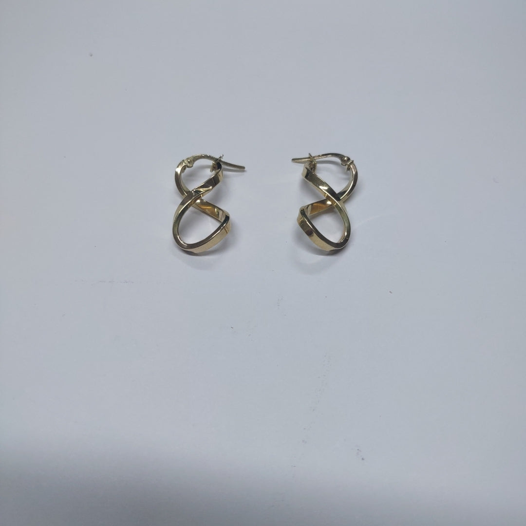 ARRACADAS PAR ORO 14 K 3.7 GRMS (SEMINUEVO)