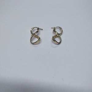 ARRACADAS PAR ORO 14 K 3.7 GRMS (SEMINUEVO)