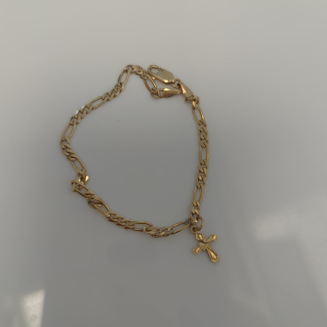 PULSERA ORO 14 K 3.3 GRMS (SEMINUEVO)