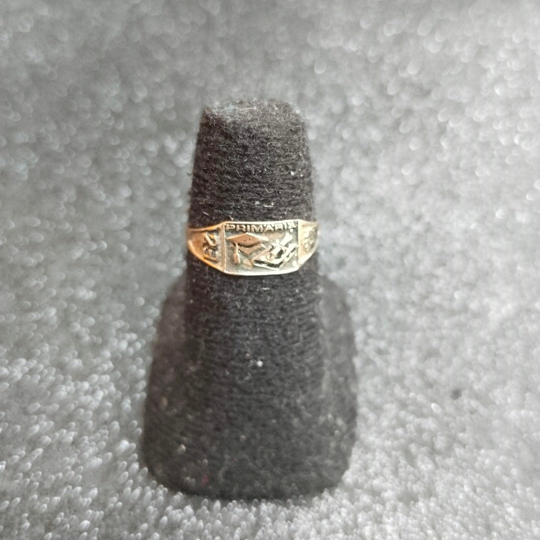 ANILLO DE GRADUACIÓN ORO 8 K 0,80 GRMS (SEMINUEVO)