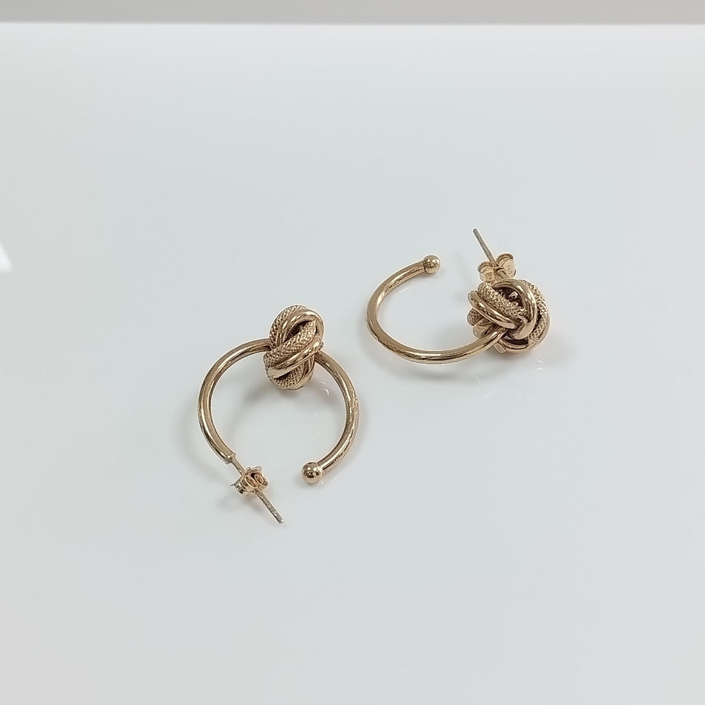 ARRACADAS PAR ORO 14 K 2,60 GRMS (SEMINUEVO)
