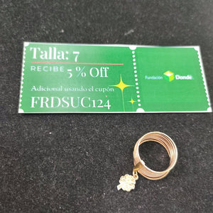 ANILLITO ORO,ORO COMBINADO 14 K 3,00 GRMS (SEMINUEVO)