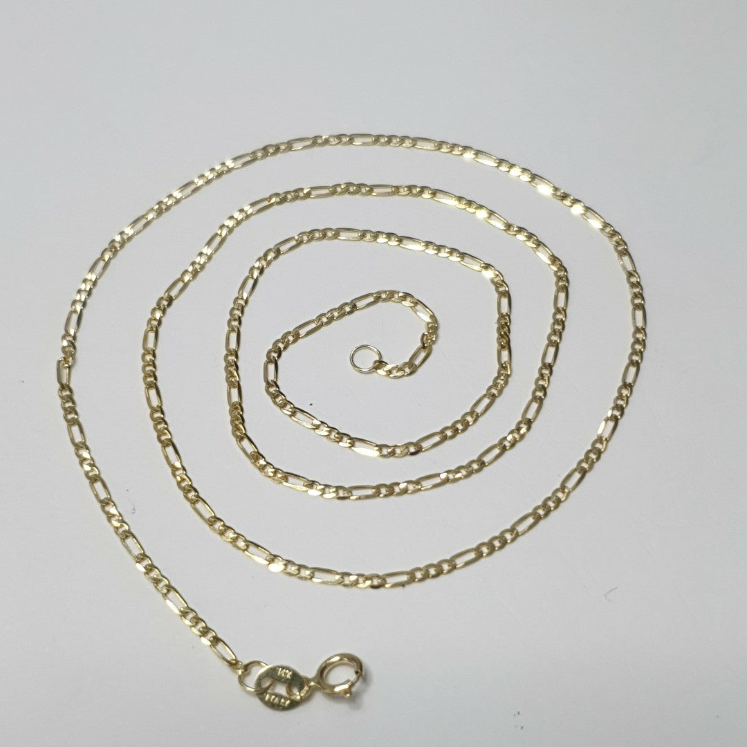 CADENAS CARTIER 3 1 AMARILLA ORO 14K 1.9 (NUEVO)