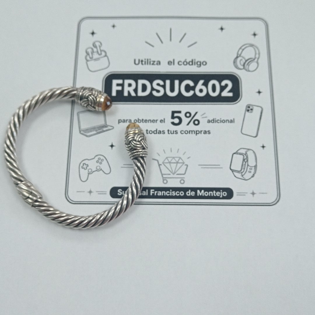 PULSERA RIGIDA PLATA 30,20 GRMS (SEMINUEVO)