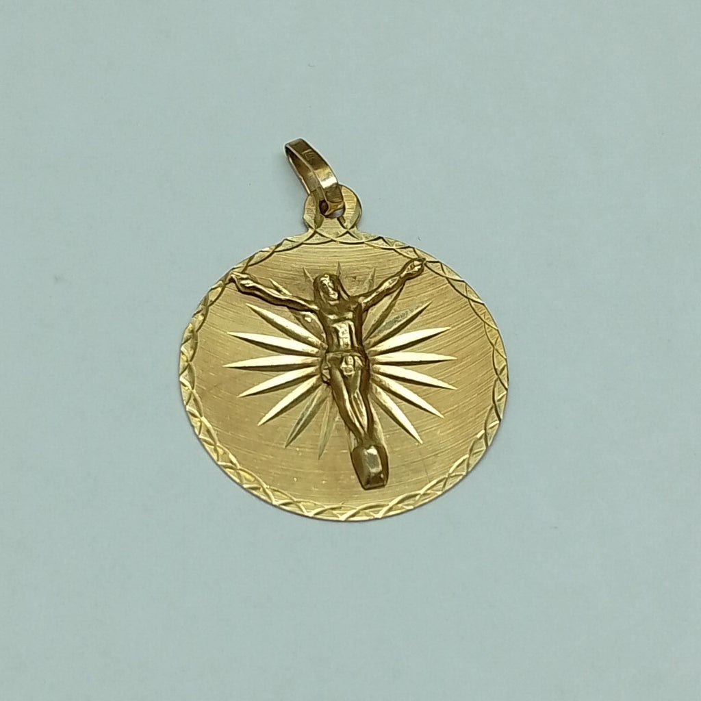 MEDALLA RELIGIOSA ORO 14 K 3.2 GRMS (SEMINUEVO)