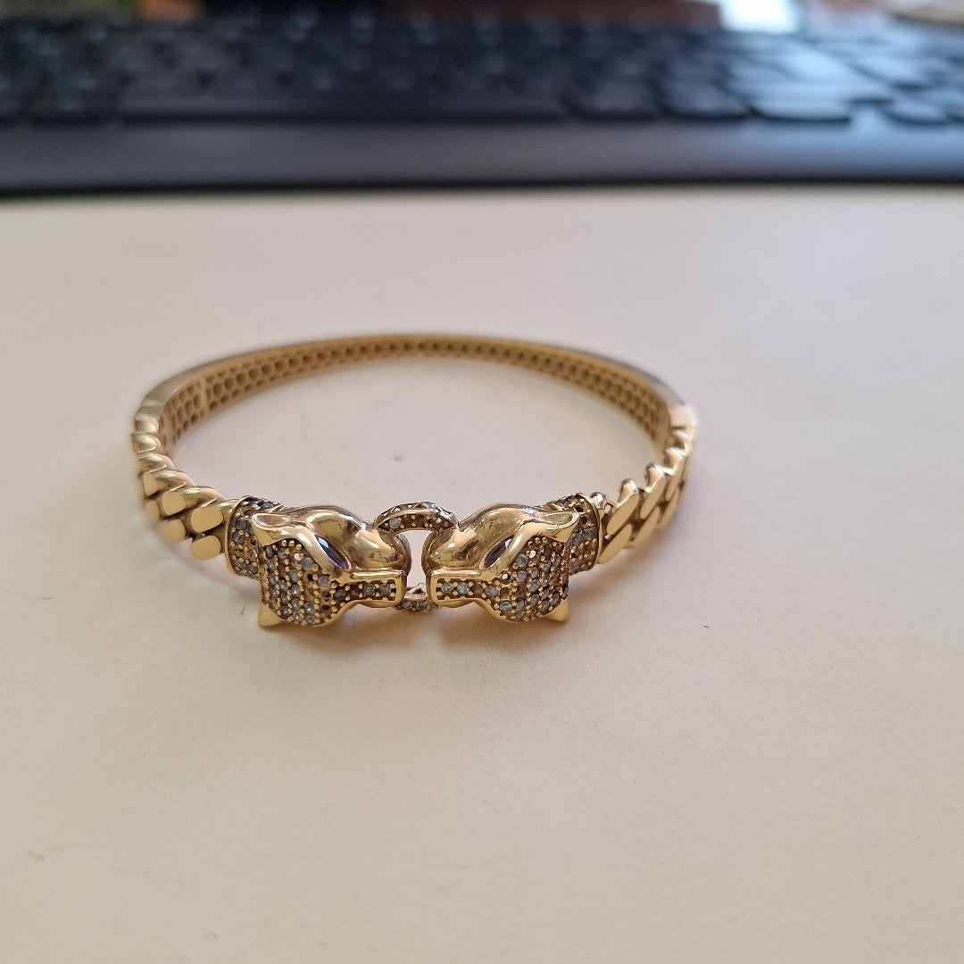 PULSERA RIGIDA ORO 18 K 17 GRMS (SEMINUEVO)