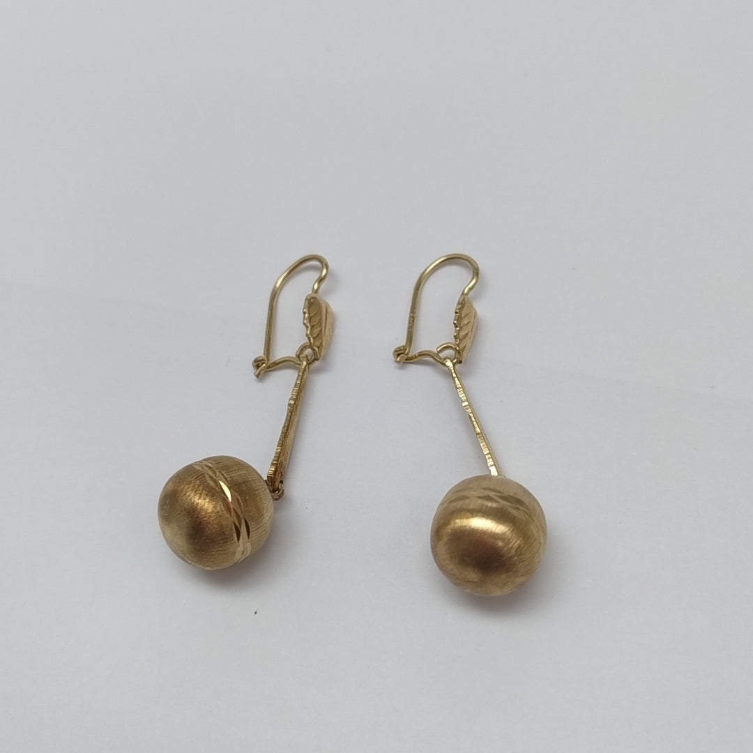 ARETES PAR ORO 10 K 4,40 GRMS (SEMINUEVO)