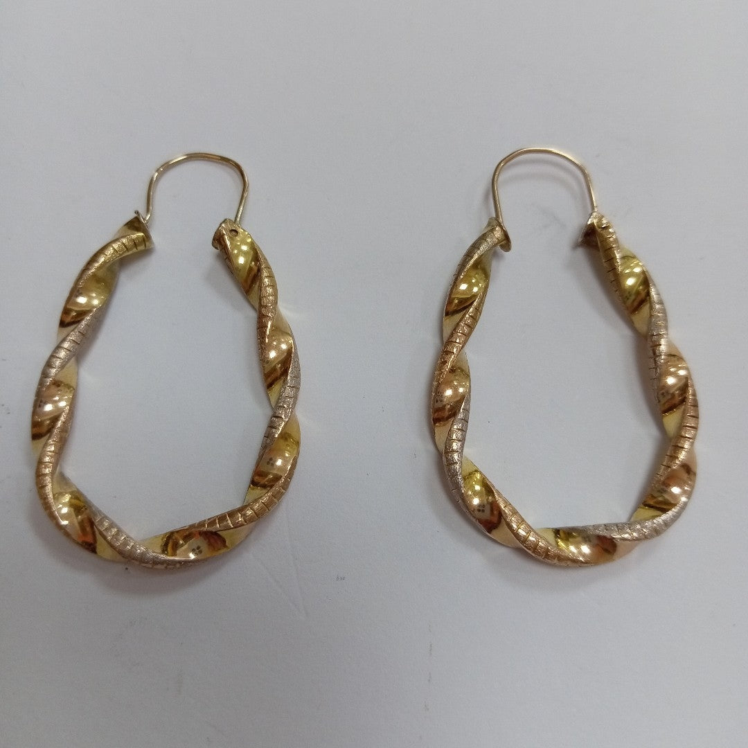 ARRACADAS PAR ORO 10 K 3,70 GRMS (SEMINUEVO)