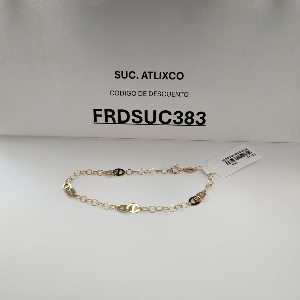 PULSERA ESPECIAL 14K 18 CM 1.5 GR (NUEVO)