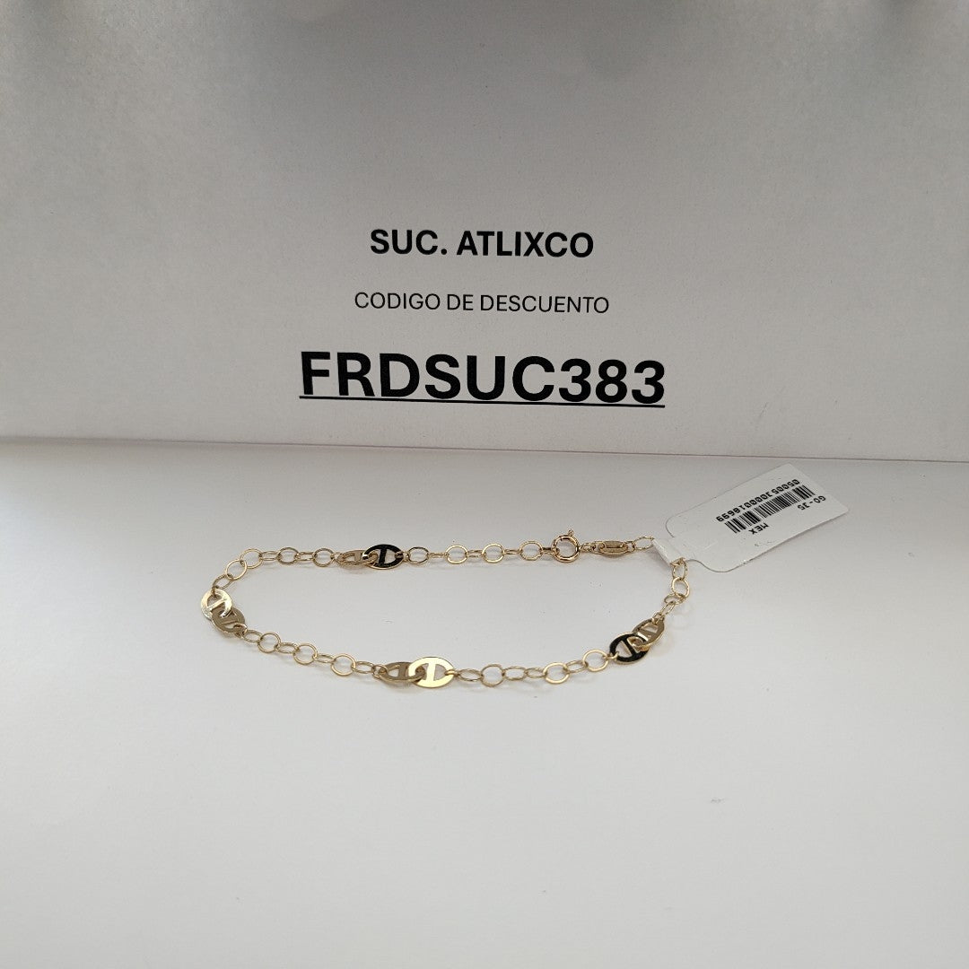 PULSERA ESPECIAL 14K 18 CM 1.5 GR (NUEVO)