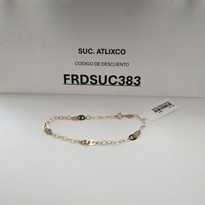 PULSERA ESPECIAL 14K 18 CM 1.5 GR (NUEVO)