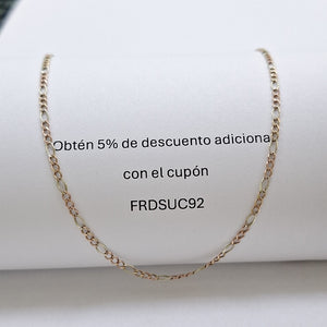 CADENA ORO COMBINADO 10 K 3,60 GRMS (SEMINUEVO)
