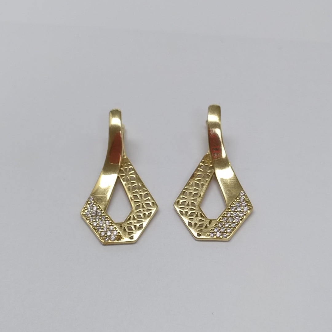 ARETES PAR ORO 14 K 6 GRMS (SEMINUEVO)