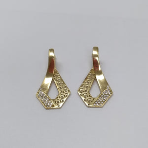 ARETES PAR ORO 14 K 6 GRMS (SEMINUEVO)